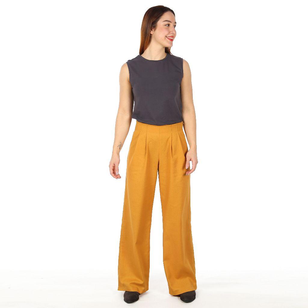 Preview: Papierschnittmuster Palazzohose Frau Miko XS-XXL